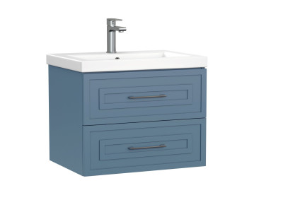 Тумба подвесная Cersanit CLASSIC 60 голубой матовый под раковину S-UM-COM60/1-w (COMO 60) (69088)