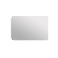 Зеркало Cersanit  LED 070 design pro 100x70 с подсветкой bluetooth часы с антизапотеванием прямоугол
