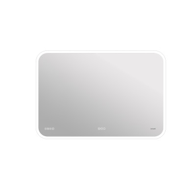 Зеркало Cersanit  LED 070 design pro 100x70 с подсветкой bluetooth часы с антизапотеванием прямоугол