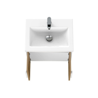 Тумба CERSANIT COMO 60 подвесная орех под раковину S-UM-COM60/1-w (COMO 60) (69341)