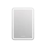 Зеркало Cersanit  LED 050 design pro 55x80 с подсветкой хол. тепл. cвет часы с антизапотеванием прям