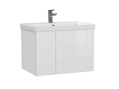 Тумба под раковину подвесная Cersanit COLOUR 60 для COMO 60 белый (64258)