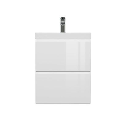 Тумба под раковину подвесная Cersanit MODUO 50 для MODUO SLIM 50 узкая белый (64124)