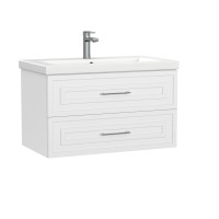 Тумба под раковину подвесная Cersanit CLASSIC 80 для COMO 80 белый матовый (69090)