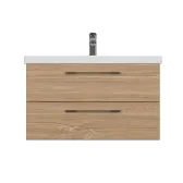 Тумба под раковину подвесная Cersanit LARA 80 для COMO 80 орех (64138)