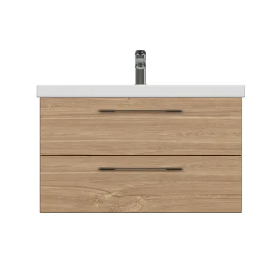 Тумба под раковину подвесная Cersanit LARA 80 для COMO 80 орех (64138)