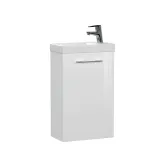 Тумба под раковину подвесная Cersanit LARA 40 для COMO 40 белый (SP-SZ-LARA-CO40/Wh)