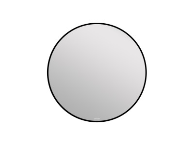 Зеркало Cersanit  ECLIPSE smart 80x80 с подсветкой круглое в черной рамке (64147)