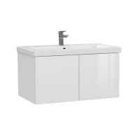 Тумба под раковину подвесная Cersanit COLOUR 80 для COMO 80 белый (64259)
