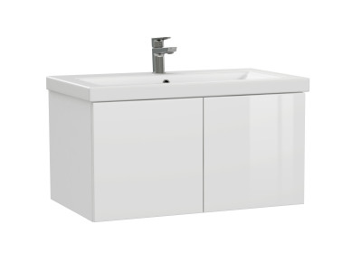 Тумба под раковину подвесная Cersanit COLOUR 80 для COMO 80 белый (64259)