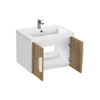 Тумба CERSANIT COMO 60 подвесная орех под раковину S-UM-COM60/1-w (COMO 60) (69341)