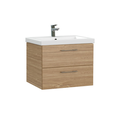 Тумба под раковину подвесная Cersanit LARA 60 для COMO 60 орех (64134)