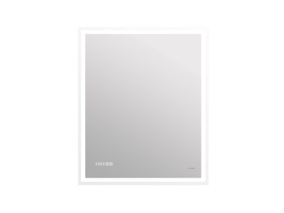Зеркало Cersanit  LED 080 design pro 70x85 с подсветкой часы с антизапотеванием прямоугольное (KN-LU