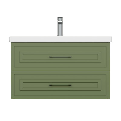 Тумба под раковину подвесная Cersanit CLASSIC 80 для COMO 80 зеленый матовый (69092)