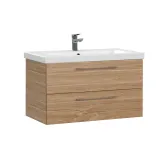 Тумба под раковину подвесная Cersanit LARA 80 для COMO 80 орех (64138)