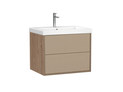 Тумба под раковину подвесная CERSANIT CLASSIC RIBBLE 60 для COMO 60 бежевый (69277)