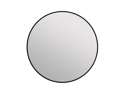 Зеркало Cersanit  ECLIPSE smart 90x90 с подсветкой круглое в черной рамке (64148)