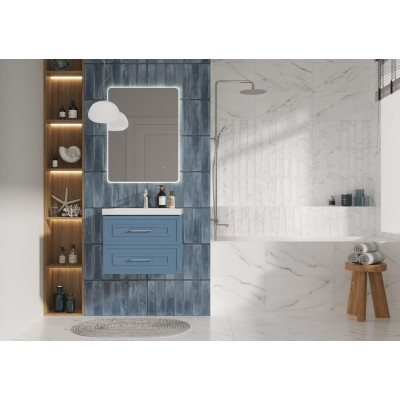 Тумба подвесная Cersanit CLASSIC 60 голубой матовый под раковину S-UM-COM60/1-w (COMO 60) (69088)