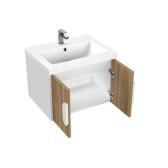 Тумба CERSANIT COMO 60 подвесная орех под раковину S-UM-COM60/1-w (COMO 60) (69341)