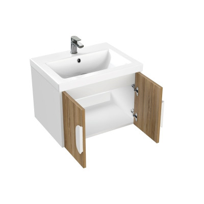 Тумба CERSANIT COMO 60 подвесная орех под раковину S-UM-COM60/1-w (COMO 60) (69341)