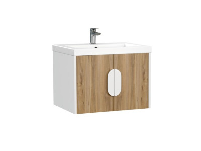 Тумба CERSANIT COMO 60 подвесная орех под раковину S-UM-COM60/1-w (COMO 60) (69341)