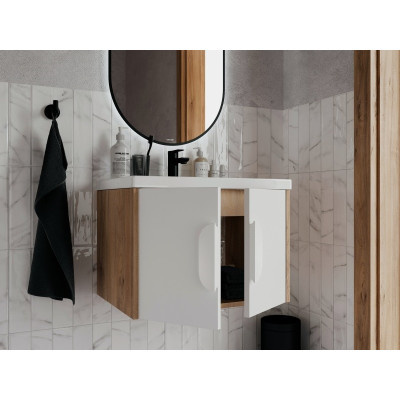 Тумба CERSANIT COMO 60 подвесная белая под раковину S-UM-COM60/1-w (COMO 60) (69337)