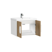 Тумба CERSANIT COMO 60 подвесная орех под раковину S-UM-COM60/1-w (COMO 60) (69341)