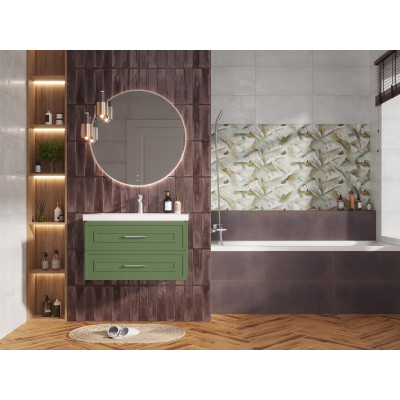 Тумба под раковину подвесная Cersanit CLASSIC 80 для COMO 80 зеленый матовый (69092)