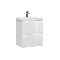 Тумба под раковину подвесная Cersanit MODUO 50 для MODUO SLIM 50 узкая белый (64124)
