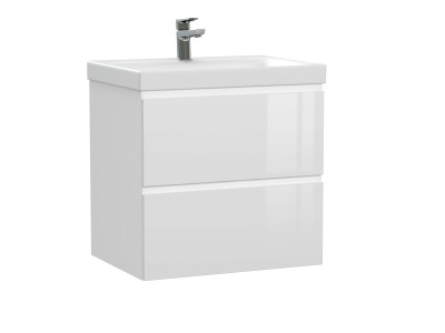 Тумба под раковину подвесная Cersanit MODUO 60 для MODUO 60 белый (64140)