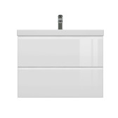 Тумба под раковину подвесная Cersanit MODUO 80 для MODUO SLIM 80 узкая белый (64126)