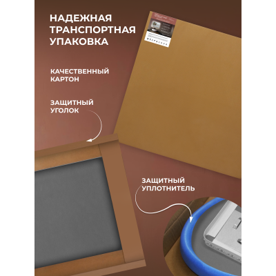 Зеркало DQ Гамбург (Hamburg) Лайт 80х80 с подсветкой (DQMHAM8080LT)