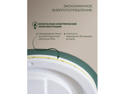 Зеркало DQ Берлин (Berlin) 60х95 с подсветкой (DQMBER6095)