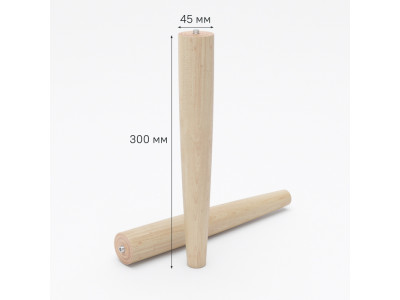 Опора мебельная, 2 шт, массив бука, 30 см, бук светлый, Optima Home, IDDIS, OPH30V1i96