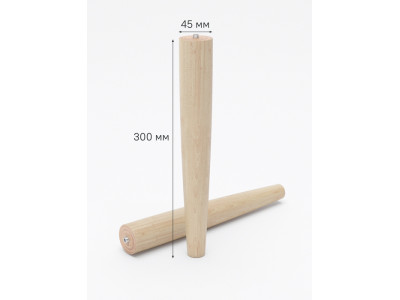 Опора мебельная, 2 шт, массив бука, 30 см, бук светлый, Optima Home, IDDIS, OPH30V1i96