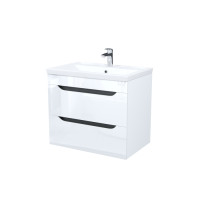 Тумба с умывальником, подвесная, 70 см, белый, Ray, IDDIS, RAY70W0i95K