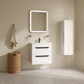 Тумба с умывальником, подвесная, 60 см, белый, Ray, IDDIS, RAY60W0i95K