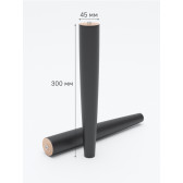 Опора мебельная, 2 шт, массив березы, 30 см, черный, Optima Home, IDDIS, OPH30B1i96