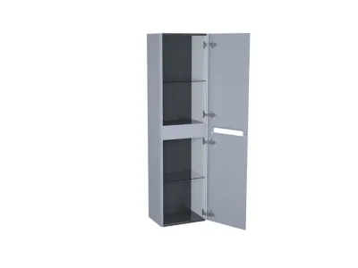 Подвесной пенал EDI40L0i97, светло-серый, 40 см, Edifice, IDDIS

