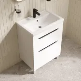 Тумба с умывальником, напольная, 60 см, белый, Ray, IDDIS, RAY60WFi95K