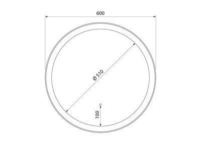 Зеркало IDDIS с подсветкой EsperE 60 см (SP600Ri98)