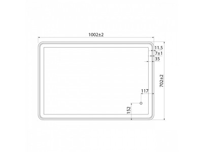 Зеркало IDDIS Cloud 100 см (CLO1000i98)