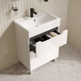 Тумба с умывальником, напольная, 60 см, белый, Ray, IDDIS, RAY60WFi95K