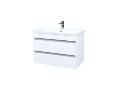 Тумба с умывальником, подвесная, 80 см, белый, Zodiac X, IDDIS, ZDX80W0i95K подходит умыв. 4078000i28