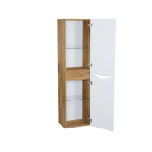 Пенал IDDIS подвесной 40 см белый/золотистый дуб Cloud (CLO40Y0i97)