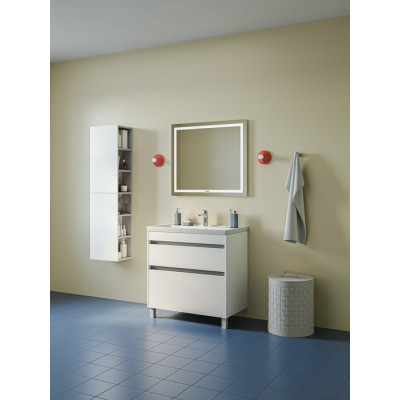 Тумба с умывальником, напольная, 80 см, белый, Zodiac X, IDDIS, (ZDX80WFi95K)