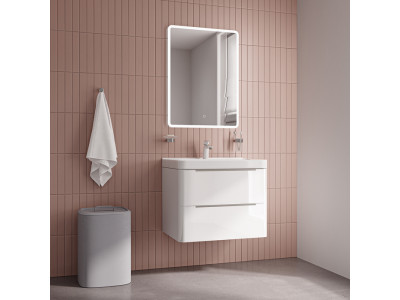 Тумба с умывальником IDDIS Cloud X подвесная, 70 см, белый (CLX70W0i95K)