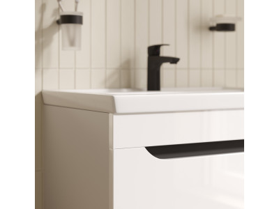 Тумба с умывальником, подвесная, 70 см, белый, Ray, IDDIS, RAY70W0i95K