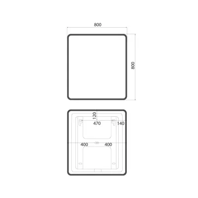 Зеркало с подсветкой IDDIS Cloud X 80 см (CLX8000i98)