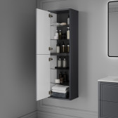 Пенал подвесной, 40 см, темно-серый, Oxford Neo, IDDIS, OXN40D0i97